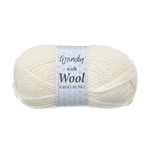 Wendy With Wool Pearl Super Chunky 100g Hobbycraft