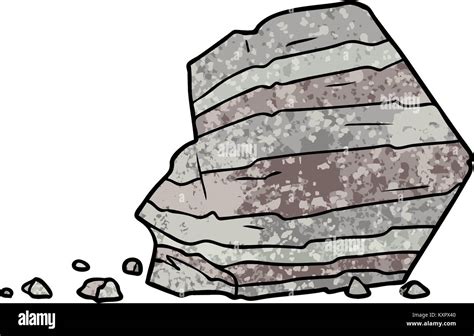 Cartoon Large Rock Stock Vector Image And Art Alamy