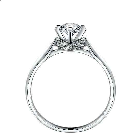 Download Ring With Diamond Clipart Engagement Ring Transparent