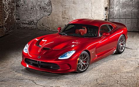 Dodge Viper Srt Car Hd Wallpaper Coup Rojo Fondo De Pantalla Hd