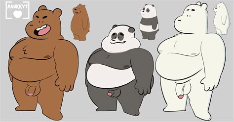 Post Anukkyt Grizz Ice Bear Panda We Bare Bears