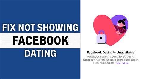 How To Fix Facebook Dating Not Showing Youtube