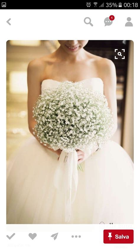 Pin By Carlotta Nelli On Abiti Da Sposa Babys Breath Wedding White