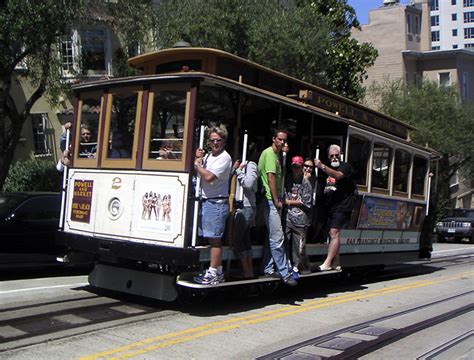 Bild San Francisco Kalifornien USA Cable Car Kabelstraßenbahn