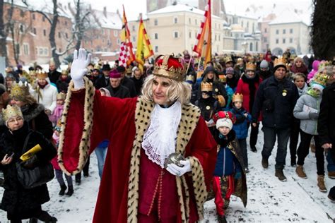 Kraków Przeszły orszaki Trzech Króli ZDJĘCIA Kraków Nasze Miasto