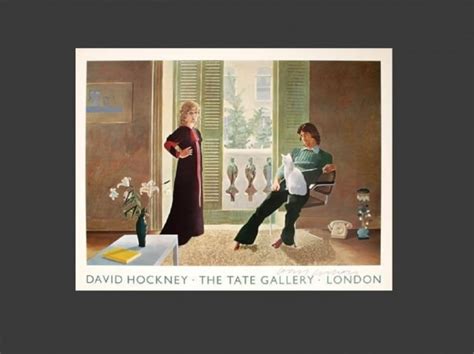 Mr And And Mrs Clark And Percy David Hockney Exhibition Painting