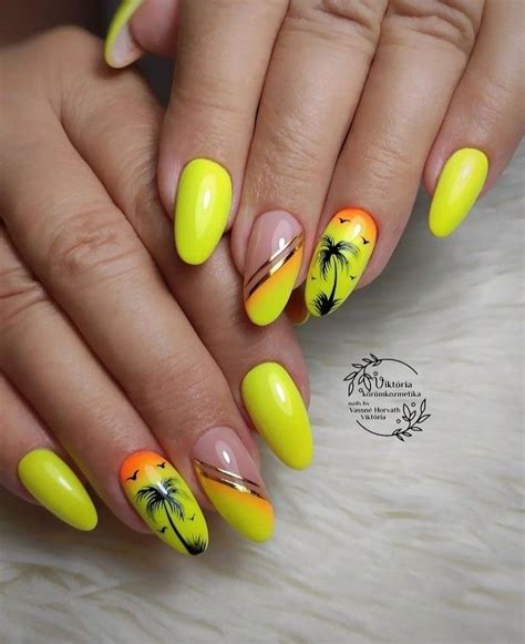 Neon Bright Summer Nails 33 Fun Playful Ideas With Lots Of Color Nail