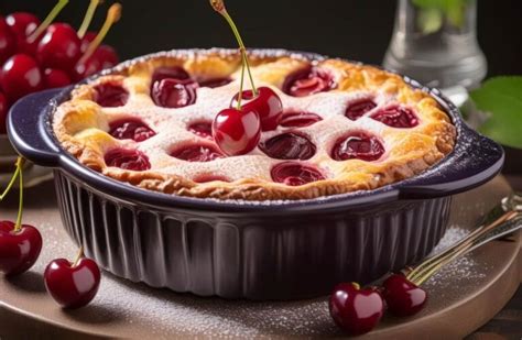 Receta Clásica de Clafoutis de Cereza Mandolina