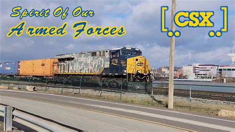 Csx Spirit Of Our Armed Forces Pittsburgh Pa Youtube