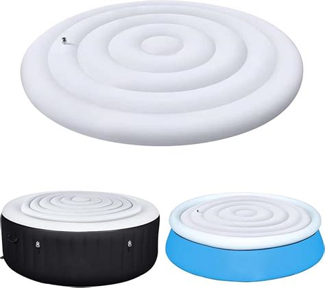Amazon Ft Inflatable Hot Tub Cover Round Hot Tub Cover Energy Saving Lid For Round