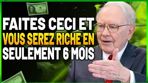 Warren Buffett Sortez De La Pauvret Et Devenez Riche En Mois Avec