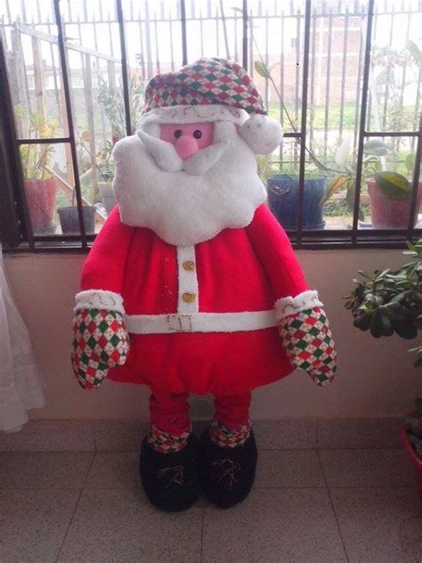 Muñeco Papá Noel Con Moldes Moldes Para Hacer Un Muñeco De A96