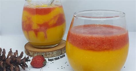 Resep Jus Stroberi Mangga Oleh Henie Wied Cookpad