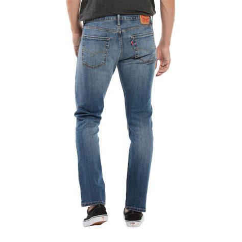 Levis Slim Straight Fit Jeans Brick Road Skateshop