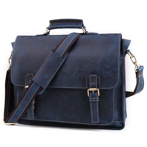 Woosir Mens Leather Business Bags Briefcase Woosir