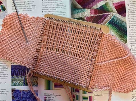 Joining Pin Loom Pieces On The Loom Little Looms