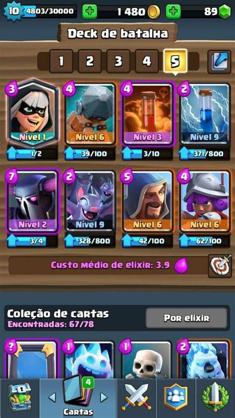 Melhor Deck De Bandida Para Chegar Na Arena Lend Ria Clash Royale