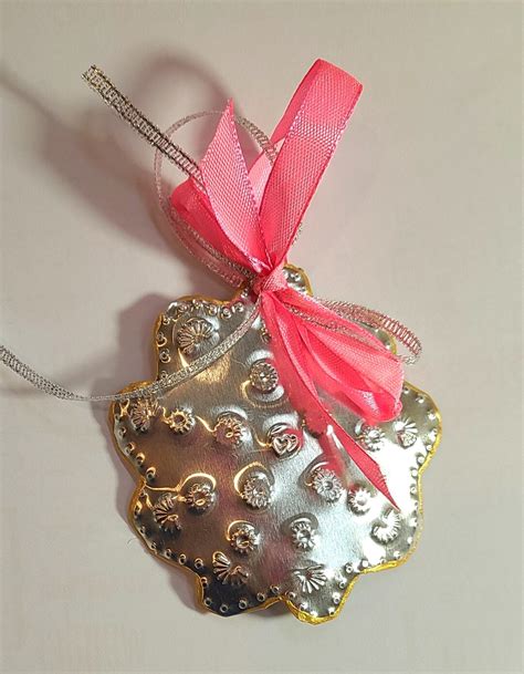 Mexican Tin Ornaments S128 Silver Ornament Handmade By Etsy