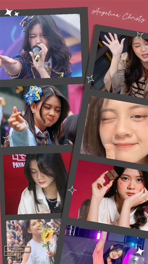 Wallpaper Jkt Christy Edit Heiijinn On Tik Tok Gadis Lucu Gaya