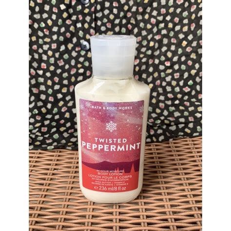 Jual Bath Body Works BBW Original Twisted Peppermint Body Lotion