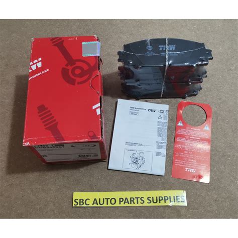 TRW BRAKE PAD FRONT FOR PERODUA ALZA 2014 TOYOTA VIOS NCP 93 Shopee