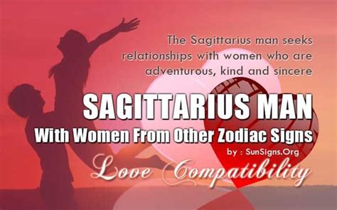 Sagittarius Man Compatibility With Women From Other Zodiac Signs Sunsigns