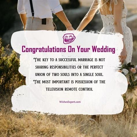 35 Funny Wedding Wishes And Messages