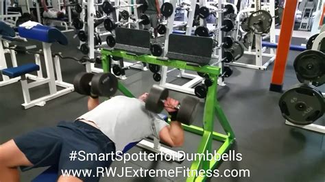 Smart Spotter For Dumbbells Dumbbell Spotter Stands Dumbbell Bench Press Stands Youtube