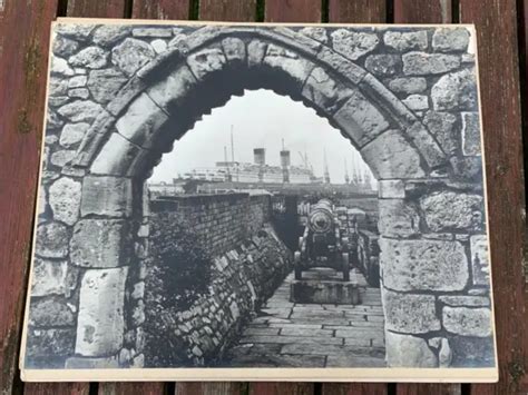 Cunard White Star Rms Queen Elizabeth Huge Original Photo Southampton