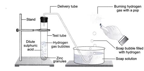 In The Following Schematic Diagram For The Preparation Of Hydrogen Gas