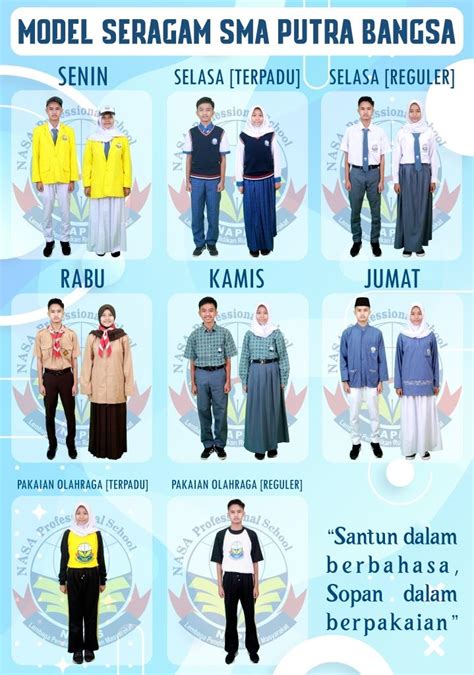 Seragam Sekolah Sma Putra Bangsa