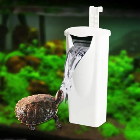 Ultra Low Water Level Filter Pump Turtle Tank Filter Aquarium Glass Container Filter Aquarium ...