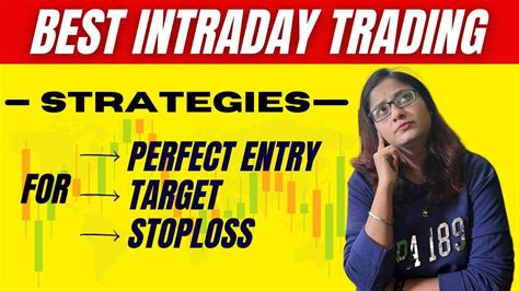 Intraday Trading Strategies Perfect Entry Intraday Trading For Beginners In Stock Youtube