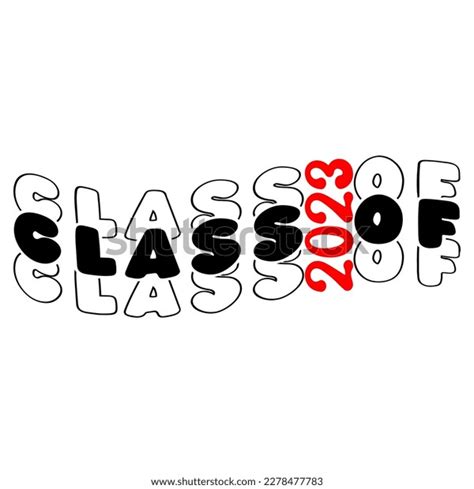 Design Class 2023 Graduation Vector Editable Stock Vector Royalty Free