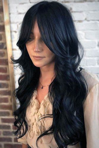 Black And Blue Layered Hair