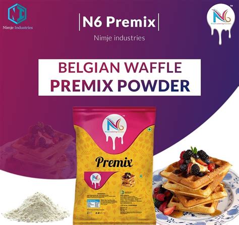 Vanilla N6 Belgian Waffle Premix Powder Packaging Size 1 Kg