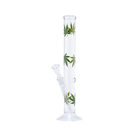 Multi Leaf Glass Bong 40cm Kopen LekkerGaan Nl