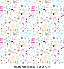 Y2k Creepy Seamless Wallpaper Goth Concept Stock Vector Royalty Free