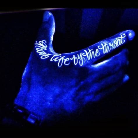 60 Glow In The Dark Tattoos For Men Uv Black Light Ink Designs