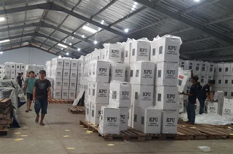 Logistik Pemilu Mulai Didistribusikan