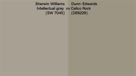 Sherwin Williams Intellectual Gray Sw Vs Dunn Edwards Calico