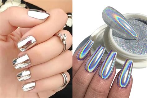 Nail Art Comment Utiliser Une Poudre Chrome