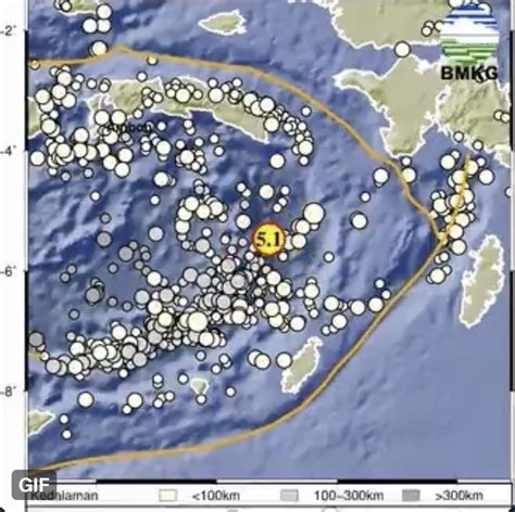 Gempa Magnitudo 5 1 Guncang Maluku Tenggara BMKG Tidak Berpotensi