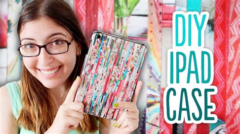 How To Make A Diy Ipad Case Out Of Magazines Youtube