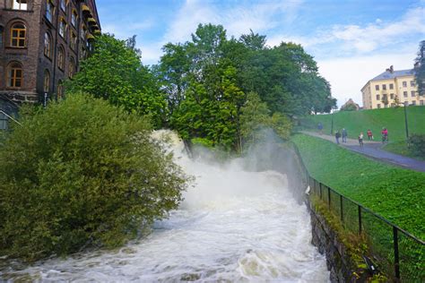 Fluss Akerselva Sightseeing Norway