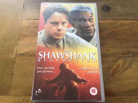 THE SHAWSHANK REDEMPTION VHS Video Tape Cassette Movie Cult Classic