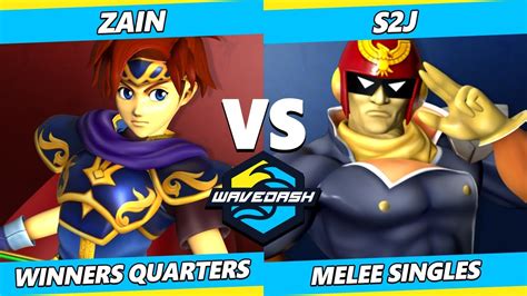 Wavedash Zain Roy Vs S J Captain Falcon Smash Melee Ssbm