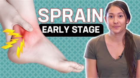 Exercises For Ankle Sprain Rehab Early Stage Youtube