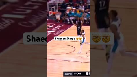 Shaedon Sharpe Is Crazy Must Watch Sports Nba Highlights