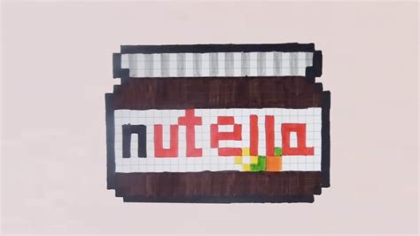 Pixel Art Facile Comment Dessiner Un Pot De Nutella En Pixel Art Porn